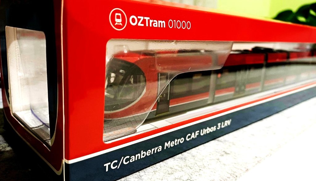 TC CANBERRA CAF URBOS 3 LRV OZBUS MODELS 01000