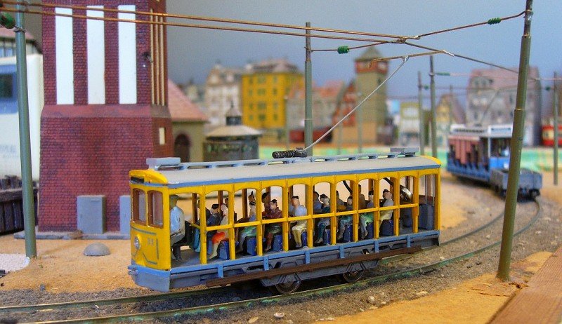 Das Modell auf der Anlage